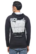 Polycotton Printed Hoodie for Men 