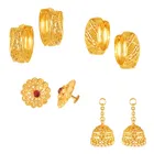 Gold Plated Designer Earrings Set for Women & Girls 