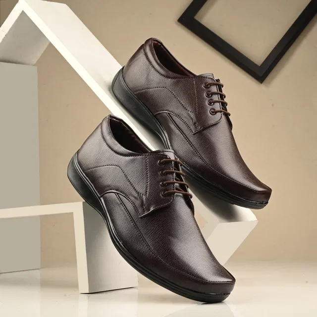 Formal Shoes for Men (Brown, 9)