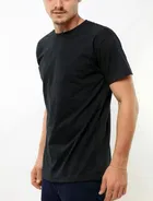 Round Neck Solid T-Shirt for Men 