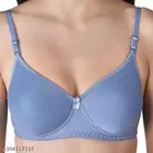 Cotton Blend Solid Padded Bra for Women 
