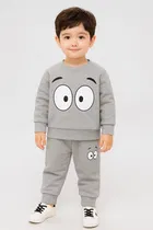 Cotton Blend Printed Clothing Set for Boys 