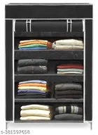 Metal 4 Layer Collapsible Multipurpose Rack (Black)