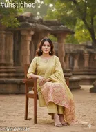 Chanderi Cotton Embroidered Pakistani Suits 