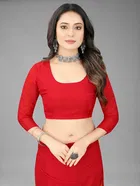 Trendy Georgette Saree with Blouse Piece For Women 