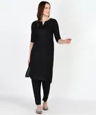 Rayon Embellished Kurti for Women 