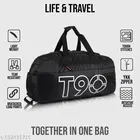 Prayer Polyester Gym Bag/Unisex Gym Bags/Adjustable Shoulder Bag for Men/Duffle Gym Bags for Men/Carry Gym Accessories/Fitness Bag/Sports &Travel Bag/Gym kit Bag with separate shoes pocket 