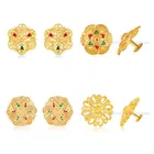 Alloy Gold Plated Earrings for Women 