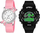 Analog with Digital Watch for Women & Girls 