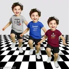 Cotton Blend Printed Clothing Set for Boys, Multicolour, Pack Of 3 
