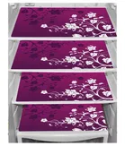 PVC Fridge Mat, Multicolor, Pack of 4
