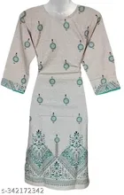 Cotton Blend Printed Kurti for Women 