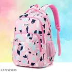 Polyester Backpack Bag, Pink