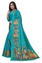 Art Silk Printed Saree for Women 