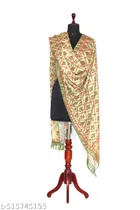 Art Silk Printed Dupatta for Women & Girls, Yellow 
