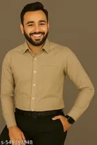 Cotton Blend Solid Shirts for Men, Multicolor 
