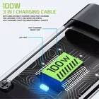 3in1 Cable 6 A 1 m Charging Cable with LED Display 