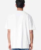 Half Sleeves Printed Round Neck Oversize T-Shirt for Men 