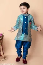 Cotton Blend Sherwani for Boys 