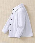Self Design Cotton Blend Shirt for Boys 