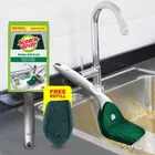 Scotch Brite Kitchen Sink Brush with Refill -Pack of 1