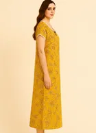 Sarina Floral Print Nightdress for Women 
