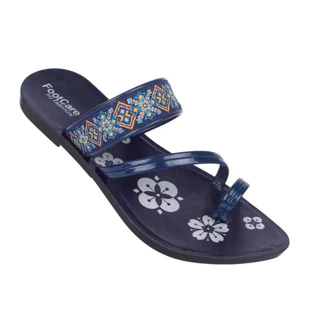 Flats for Women (Blue, 7)