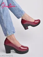 Shoetopia Red Heel Sandals Size IND-6
