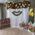 Browni Theme 4th Birthday Balloon Decoration Kit , Multicolor, Pack Of 65