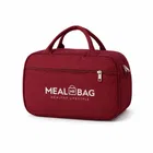 Lunch Meal Box Bag Insulated thermal Maroon