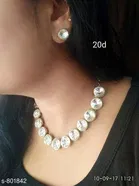 Trendy Kundan Choker Necklace Set for Women & Girls, Green