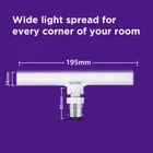 इकोलिंक 12W B22 T-Bulb Led बल्ब, वाइट