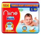 नाइन बेबी डायपर पैंट्स 
