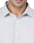 Poly Cotton Full Sleeves Solid Shirt for Men 