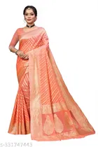 Chanderi Cotton Zari Woven Saree for Women 