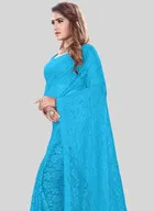 Net Floral Saree for Women 