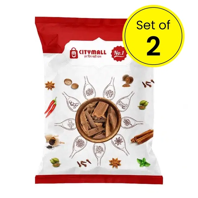 सिटीमॉल न.1 दाल चीनी 2X50 g (सेट ऑफ़ 2)