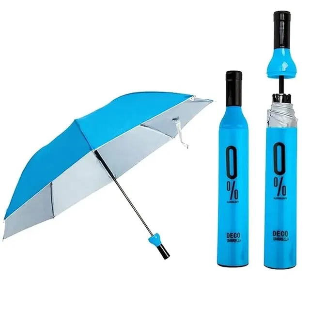 Bottle Umbrella Double Layer Windproof [Assorted]
