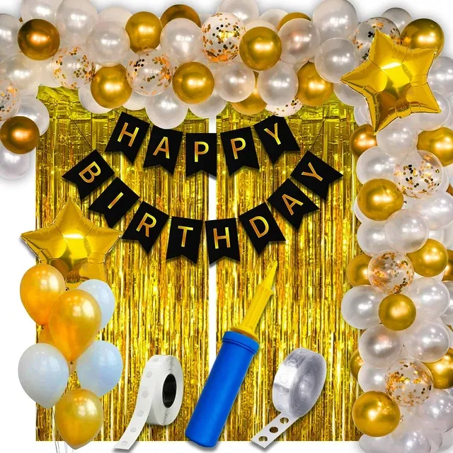 Party Decoration Kits (Multicolor, Set of 61)