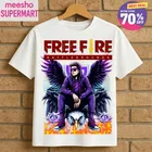 Polyester Printed T-Shirt for Kids, White 
