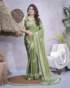 Chiffon Printed Saree for Women 