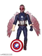 Falcon Super Action Hero Figure Toy for Kids (Multicolor)