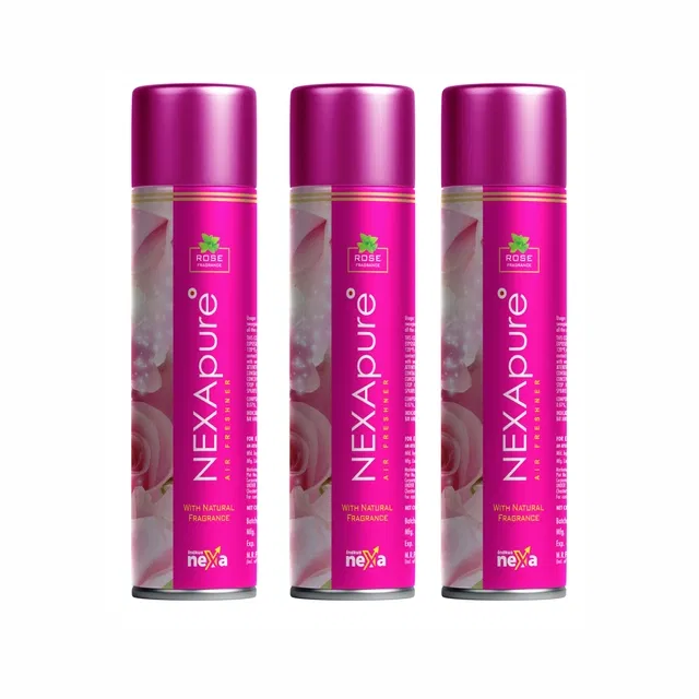 Nexa Pure Rose Air Freshener (250 ml, Pack of 3)