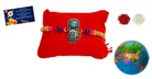 Metal Rakhi with Glob Ball & Greeting Card, Roli 