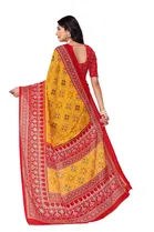 Georgette Printed Saree for Women 