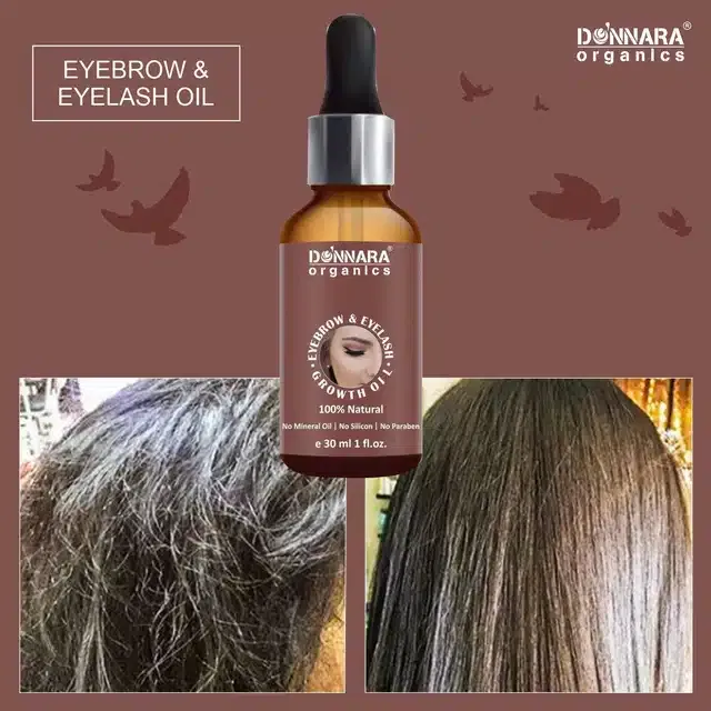 Donnara Organics Eyebrow & Eyelash Growth oil (30 ml)