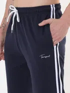 Cotton Blend Regular Fit Track Pants for Men 