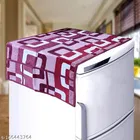 KANUSHI Industries® 1Pc Fridge Cover for Top with 6 Utility Pockets + 4 Fridge Mats 