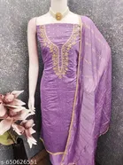 Zari Woven Punjabi/All Over Suits for Women 