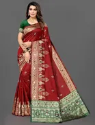 Silk Embellished Saree for Women 